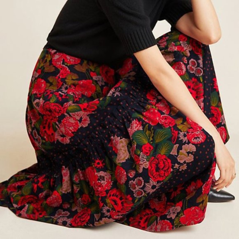 Anthropologie Danette Corduroy Maxi Skirt - Picture 8 of 8